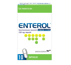Enterol, 250 mg, kapsułki, 10 szt.