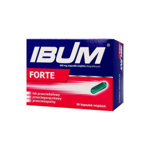 Ibum forte, 400 mg, kapsułki miękkie, 12 szt. Polska Apteka UK