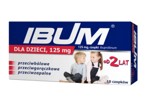 Ibum dla dzieci, 125 mg, czopki, 10 szt.