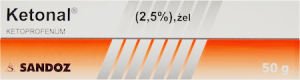 Ketonal żel 2.5% 50g