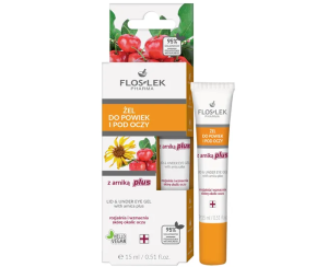 Flos-Lek Pharma, żel do powiek i pod oczy z arniką plus, 15 ml
