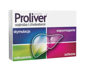 Proliver Wątroba i Cholesterol 30 Tabletek