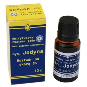 Jodyna, roztwór na skórę, 10 g
