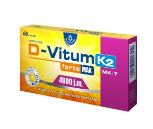 D-Vitum Forte Max 4000 j.m. K2, kapsułki, 60 szt.